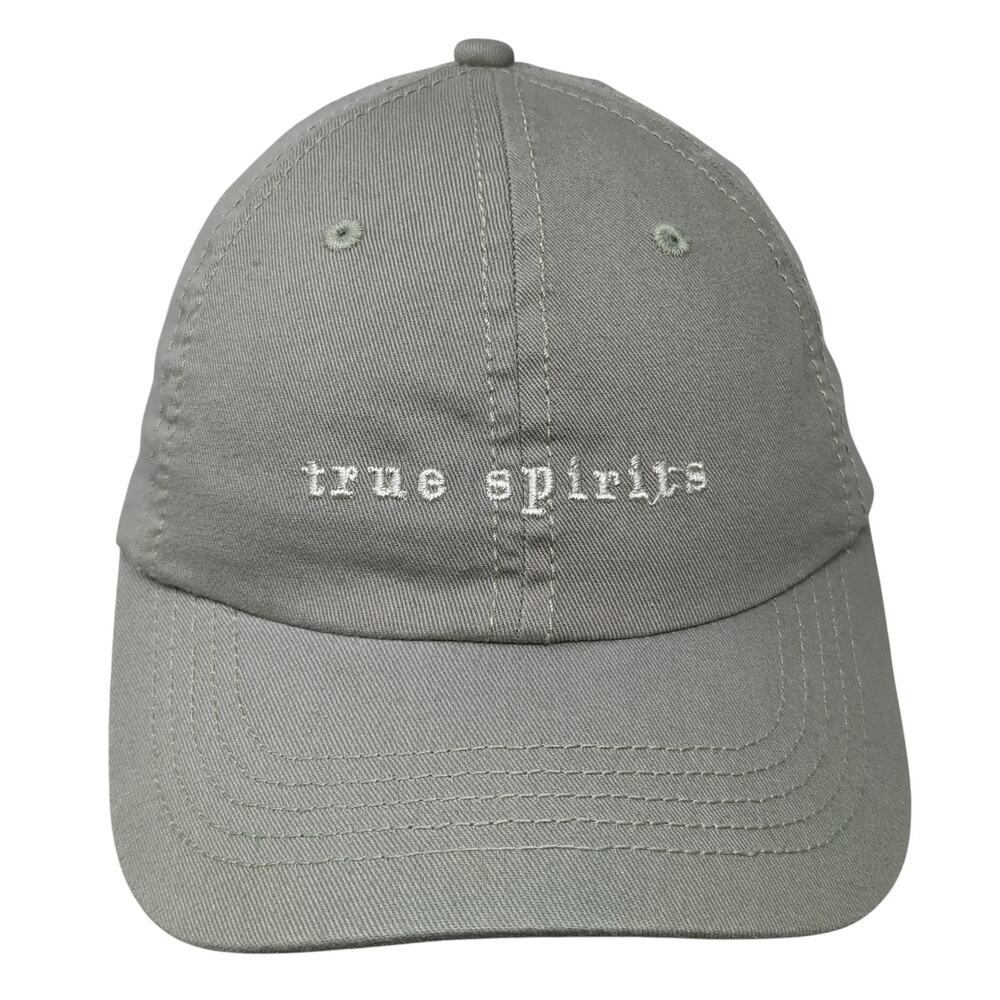 True Spirits Slideback Hat Green One Size Adjustable Embroidered H&M